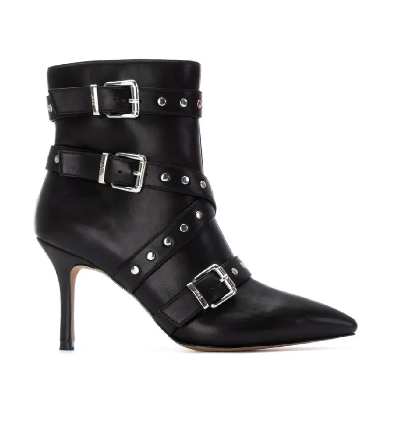 per donna. 14464901-NEGRO Stivaletti 144649 neri (37), Nero, 5 a 8cm, Cerniera, Casual