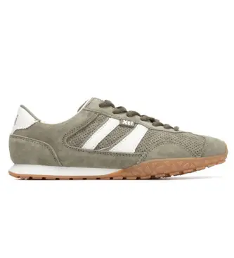 per donna 14505801-KAKI Sneakers 145058 verde (37), Basso, Crosta, Stringhe, Casual