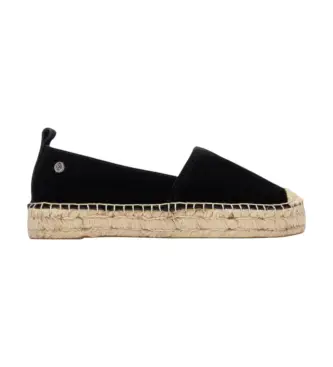 per donna 14508003-NEGRO Espadrillas 145080 nere (37), Nero, Basso, Crosta, Nessuno, Casual Naturale