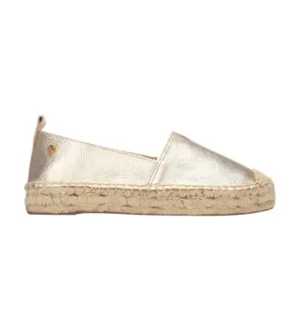 per donna 14508101-ORO Espadrillas dorate 145081 (37), Basso, Nessuno, Casual Naturale