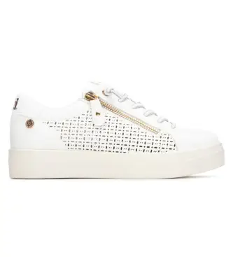 per donna 14509502-BLANCO Sneakers 145095 bianche (37), Bianco, Basso, Cerniera, Casual Pelle