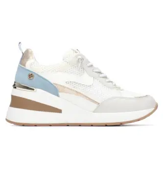 per donna 14510103-BLANCO Sneakers 145101 bianche (37), Bianco, 3 a 5cm, Stringhe, Casual Pelle