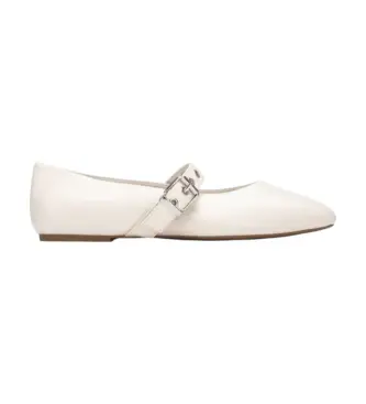 per donna 14511806-HIELO Ballerine145118 bianche (36), Bianco, Basso, Fibbia, Casual, Classico Pelle