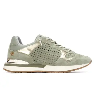 per donna 14519802-KAKI Sneakers 145198 verde (37), Basso, Stringhe, Casual