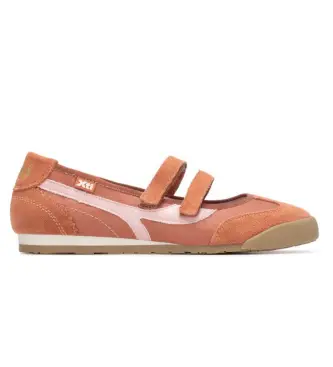 per donna 14522006-CORAL Sneakers color corallo 145220 (37), Rosso, Basso, Velcro, Casual
