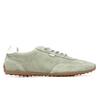 per donna 14522102-KAKI Sneakers 145221 verde (37), Basso, Camoscio, Stringhe, Casual