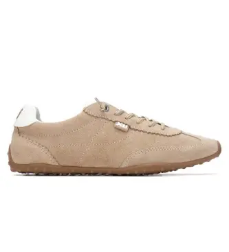per donna 14522103-TAUPE Sneakers 145221 tortora (37), Basso, Stringhe, Casual Pelle