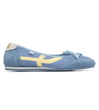 per donna 14522611-JEANS Ballerine blu 145226 (37), Tessuto, Basso, Nessuno, Casual