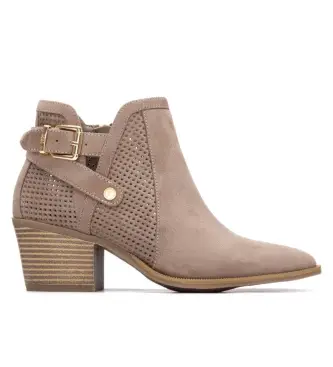 per donna 14526506-TAUPE Stivali 145265 tortora (37), Marrone, 3 a 5cm, Cerniera, Casual