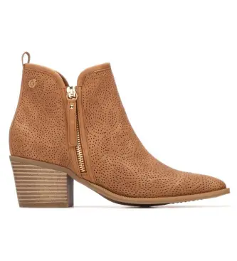 per donna 14526603-CAMEL Stivali 145266 marrone (37), 3 a 5cm, Cerniera, Casual