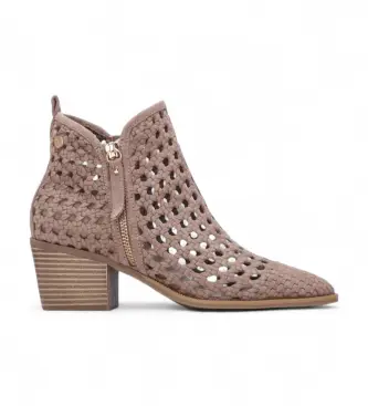 per donna 14526702-TAUPE Stivali 145267 marrone (37), 3 a 5cm, Cerniera, Casual