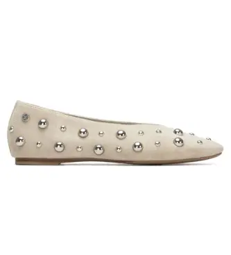 per donna 14528302-HIELO Ballerine 145283 bianche (37), Bianco, Basso, Nessuno, Casual Pelle