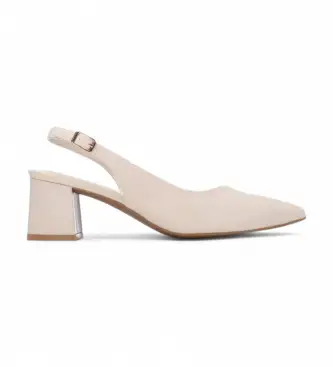 per donna 14536702-BEIGE Scarpe beige 145367 (37), 5 a 8cm, Fibbia, Casual, Classico