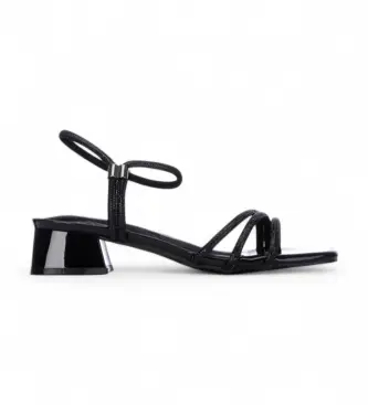 per donna 14542503-NEGRO Sandali 145425 neri (37), Nero, 3 a 5cm, Nessuno, Casual, Da sera