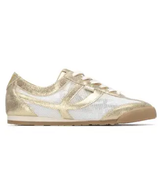 per donna 14544201-ORO Sneakers dorate 145442 (37), Basso, Stringhe, Casual