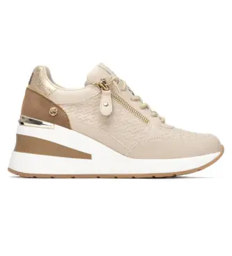 per donna 14544901-BEIGE Sneakers beige 145449 (37), 5 a 8cm, Cerniera, Casual