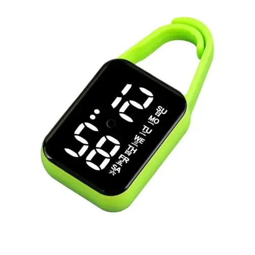 XuQiZZpp Orologio elettronico a LED da appendere, con luce notturna, impermeabile, touch digitale, per donne, uomini,