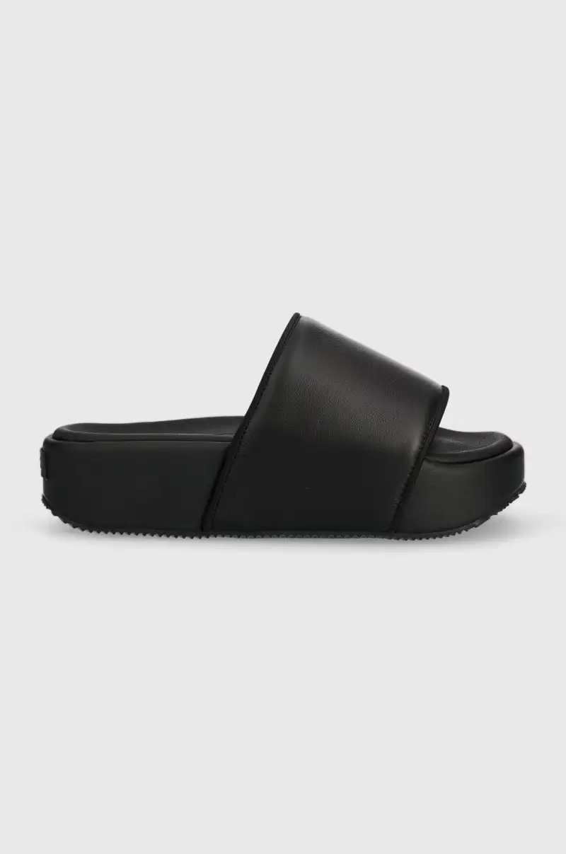 adidas Originals infradito in pelle Y-Slide Nero