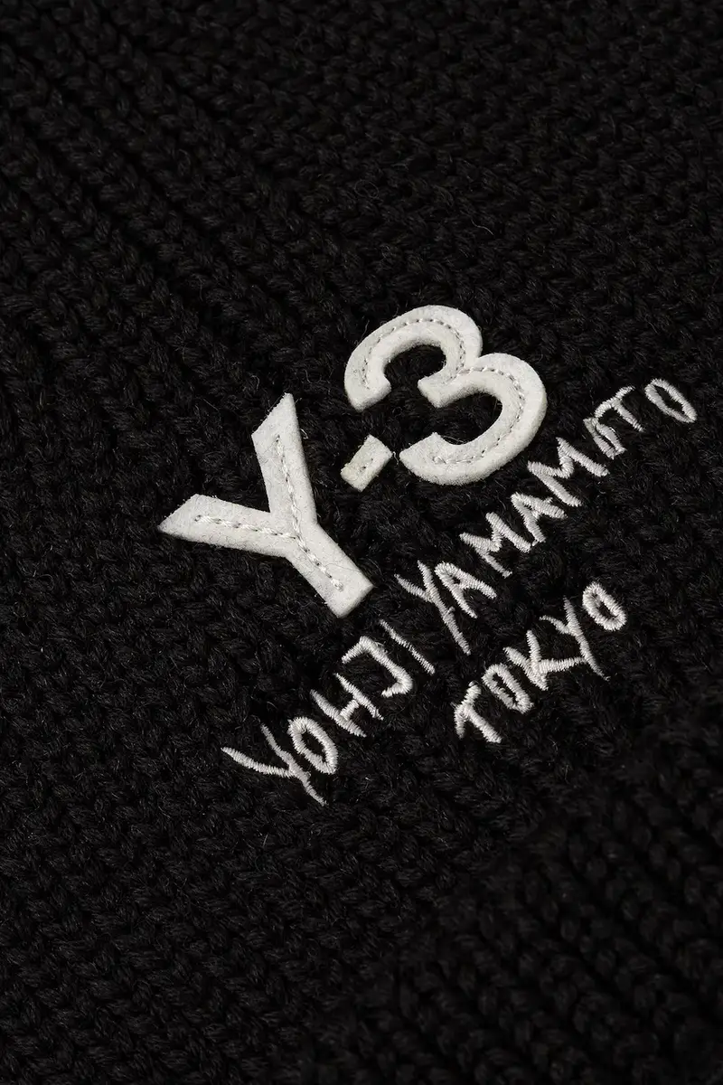 berretto in lana Knit Beanie colore nero JX8308 miniatura 2