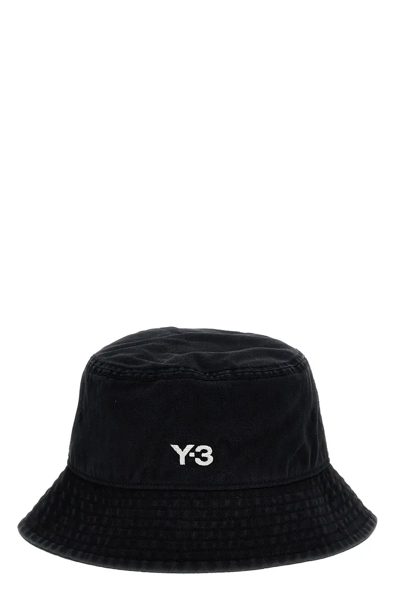 Bucket Hat Ricamo Logo Nero