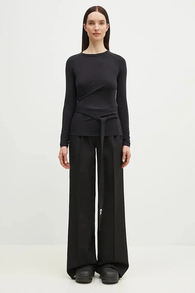 camicia a maniche lunghe TNCL Longsleeve Tee colore nero JD6003