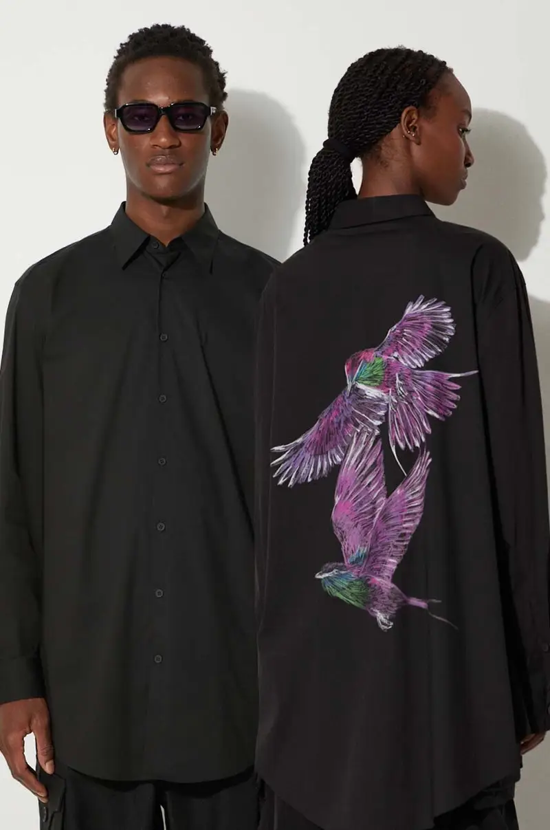 camicia Graphic Shirt colore nero JE9274