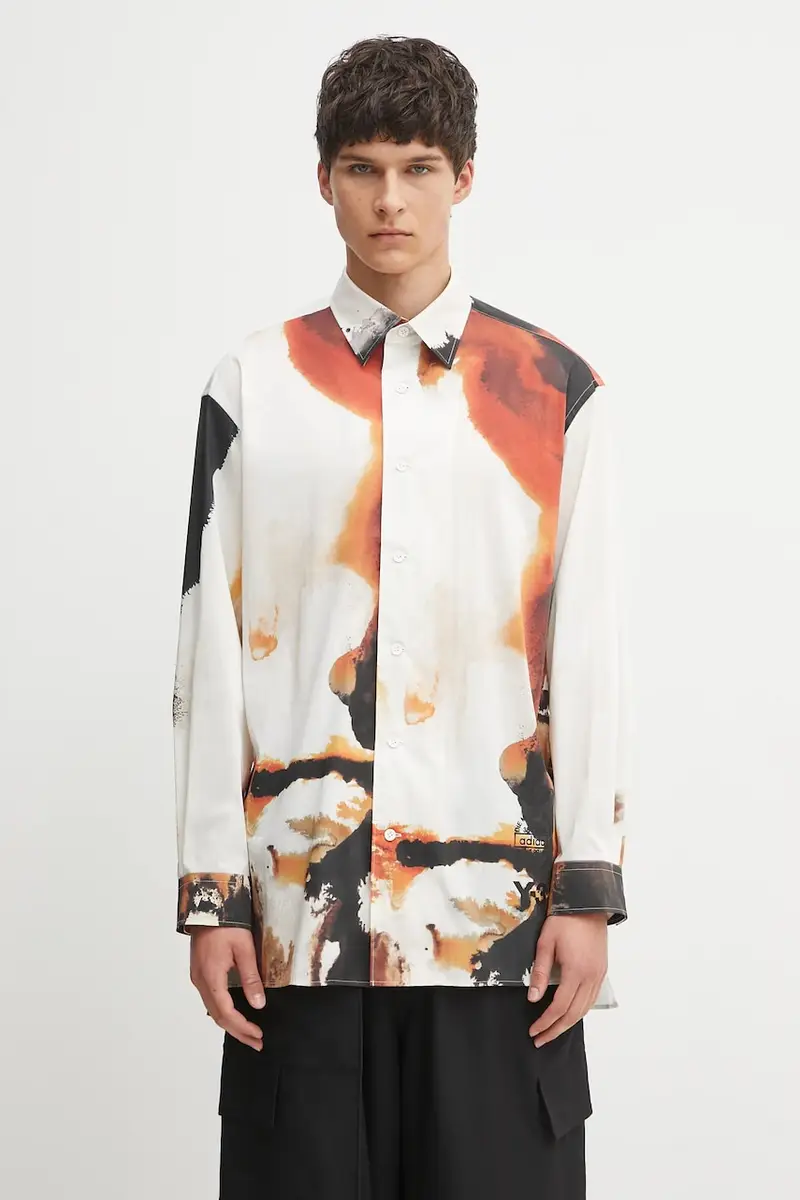 camicia Graphic uomo colore beige JX4804