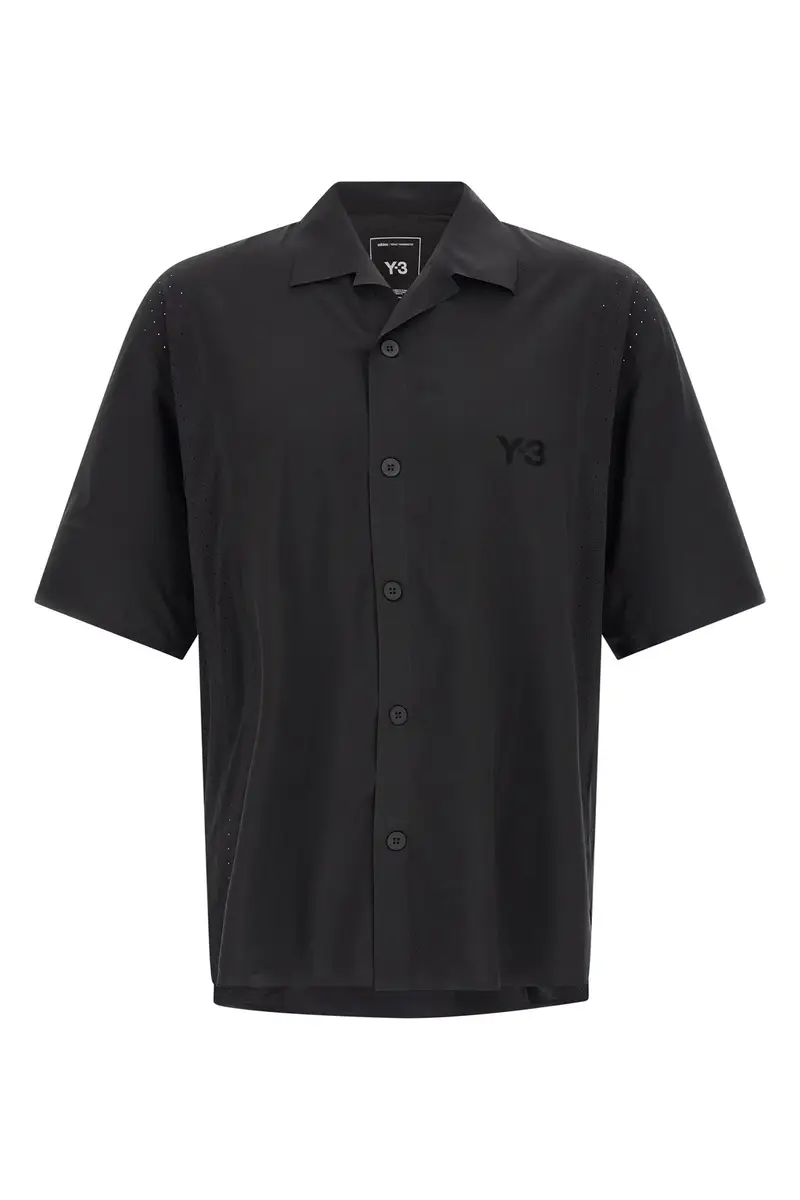Camicia Logo Vinile Nero