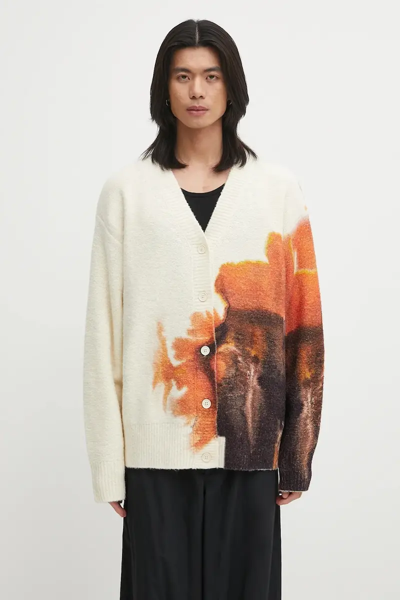 Y-3 Cardigan Uomo Beige 2243079