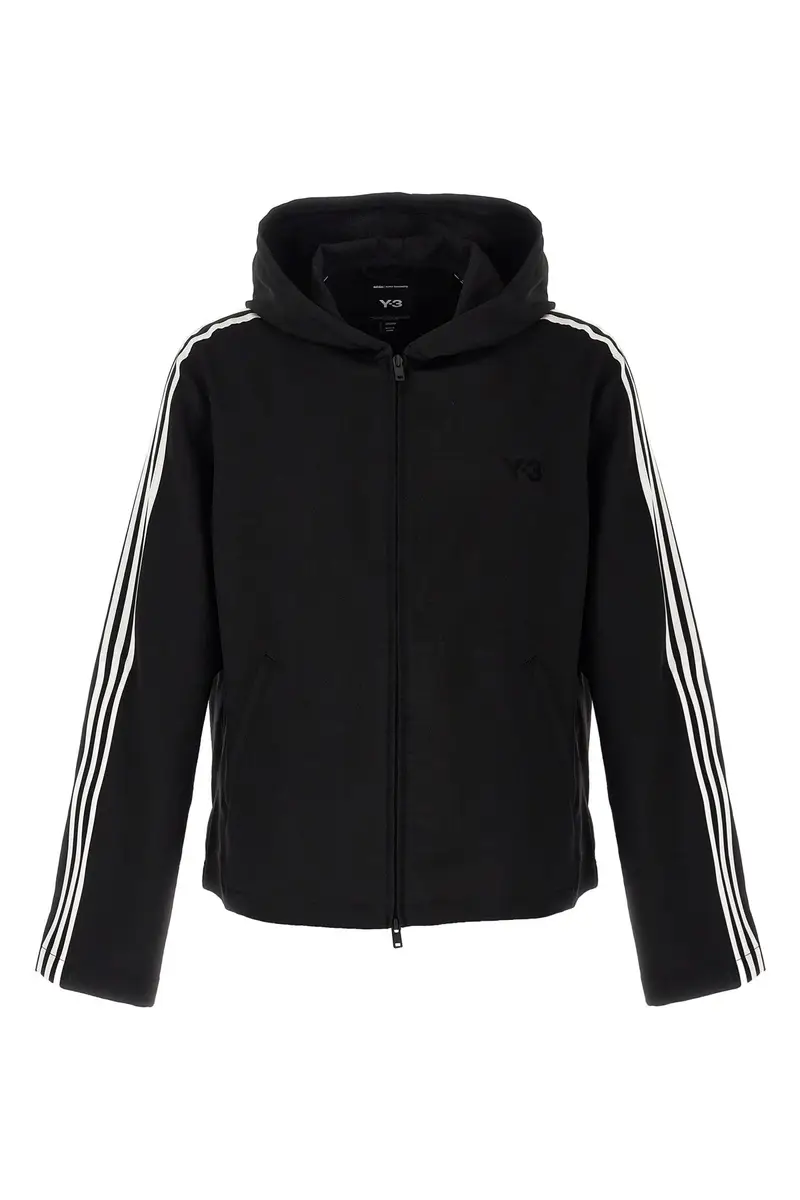 Felpa Con Cappuccio 'Y-3 3-Stripes' Bianco