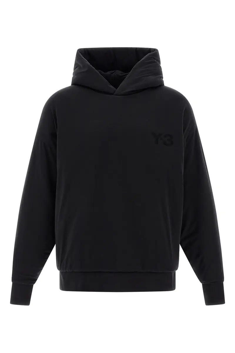Felpa Con Cappuccio 'Y-3 Padded' Nero