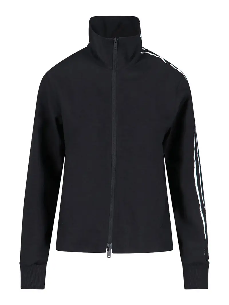 Felpa con cerniera Nero