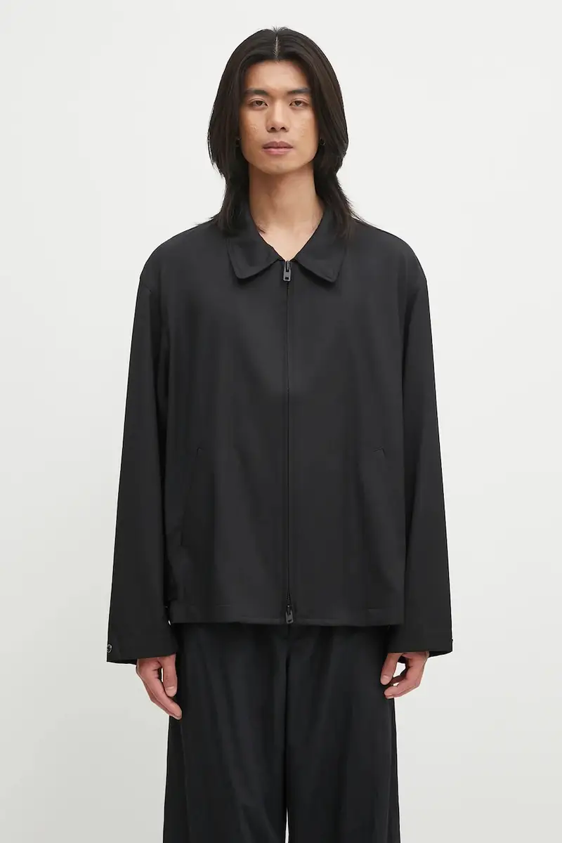 giacca in misto lana Refined Wool colore nero JZ0898