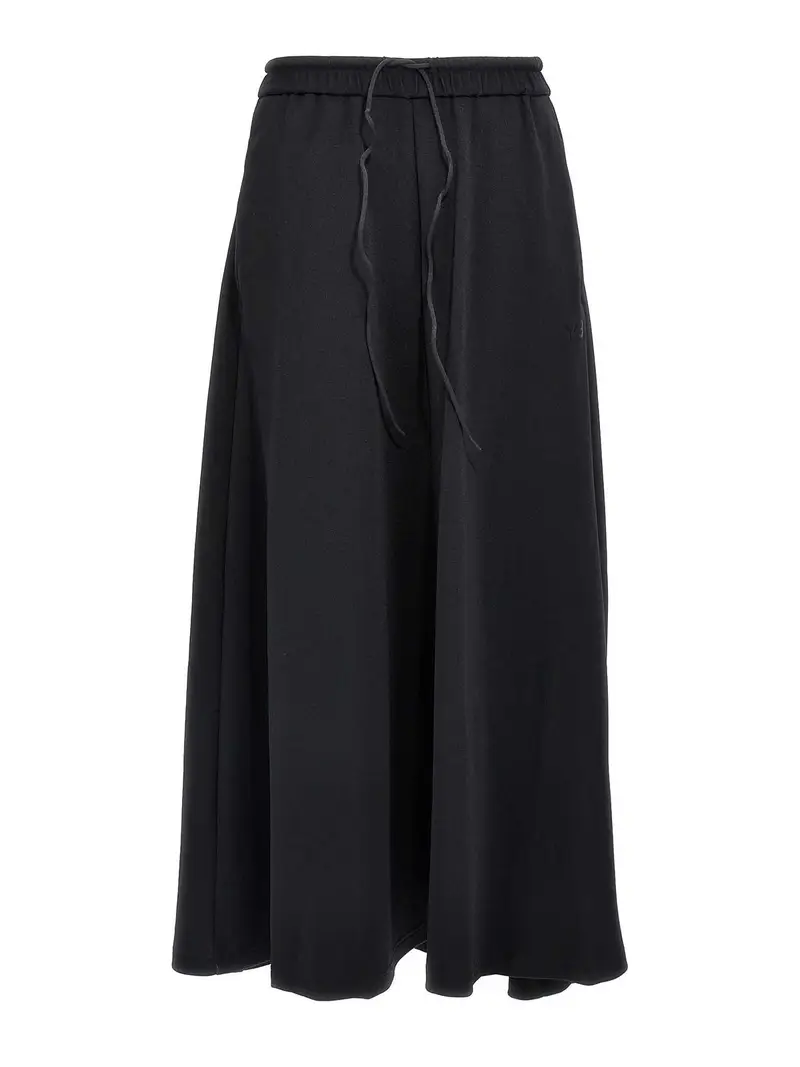 Gonna a 3 strisce Nero