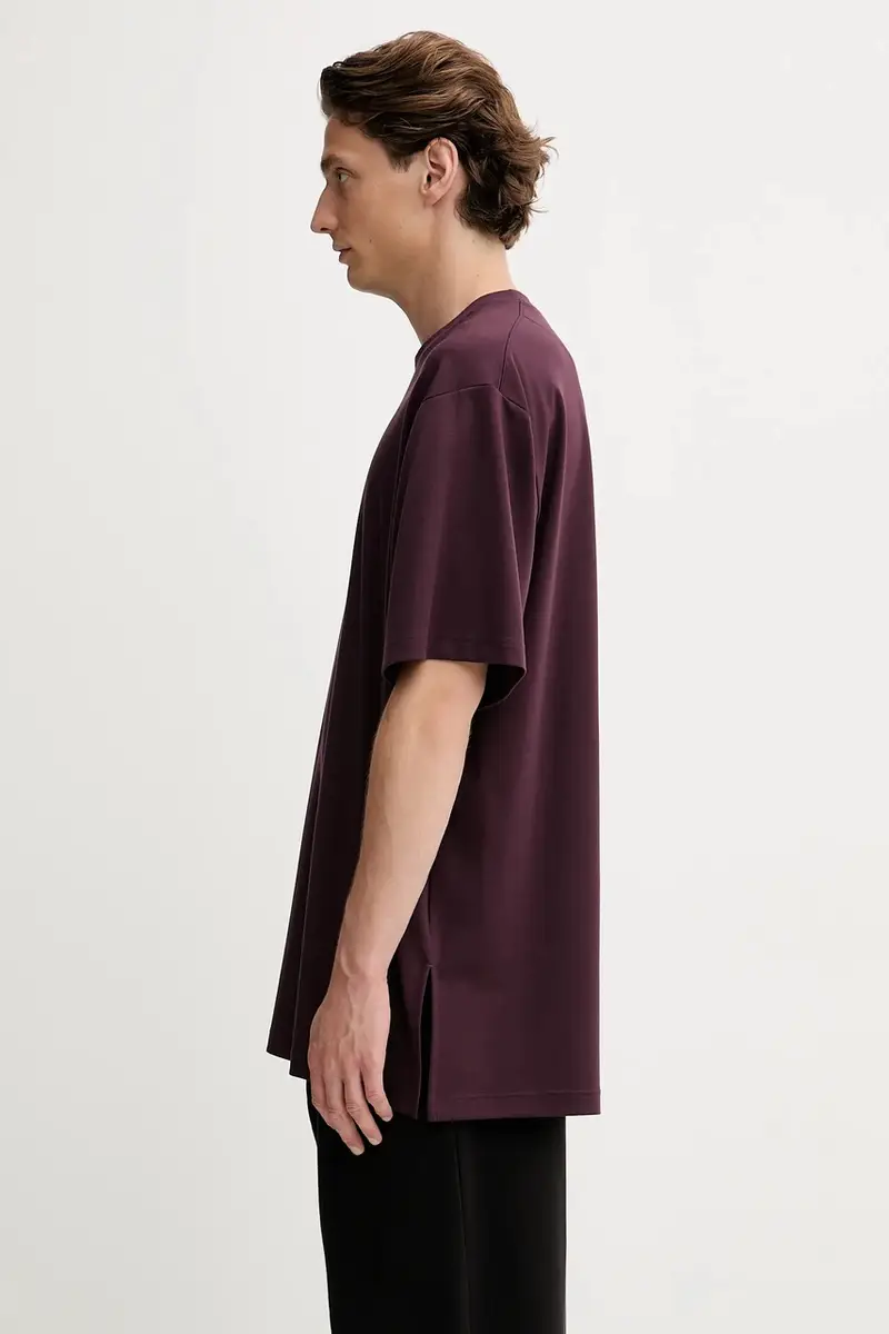 maglietta con lana Premium Short Sleeve colore granata JY8162 miniatura 2