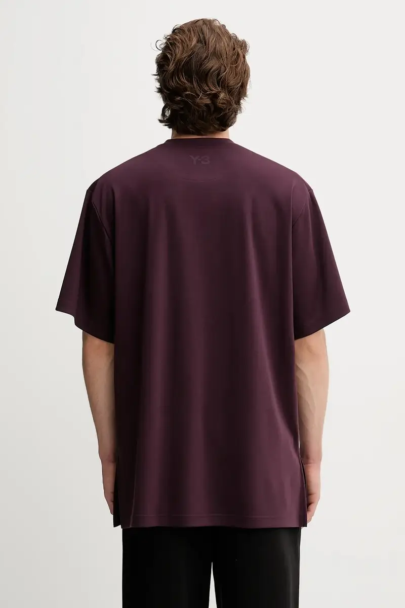 maglietta con lana Premium Short Sleeve colore granata JY8162 miniatura 3