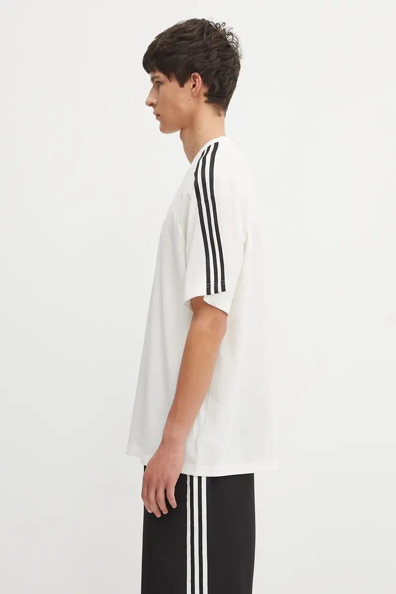 maglietta con lana Wire colore beige con applicazione JY8187 miniatura 2