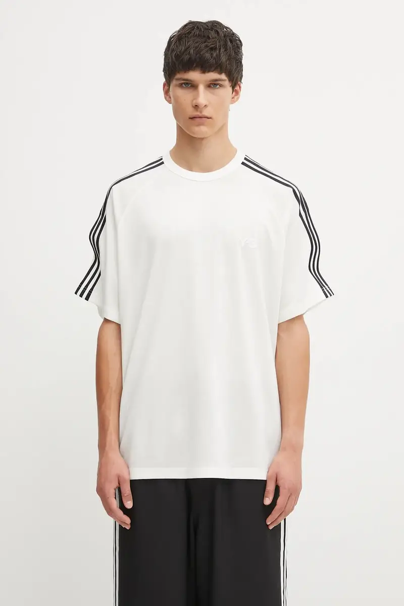 maglietta con lana Wire colore beige con applicazione JY8187 miniatura 4