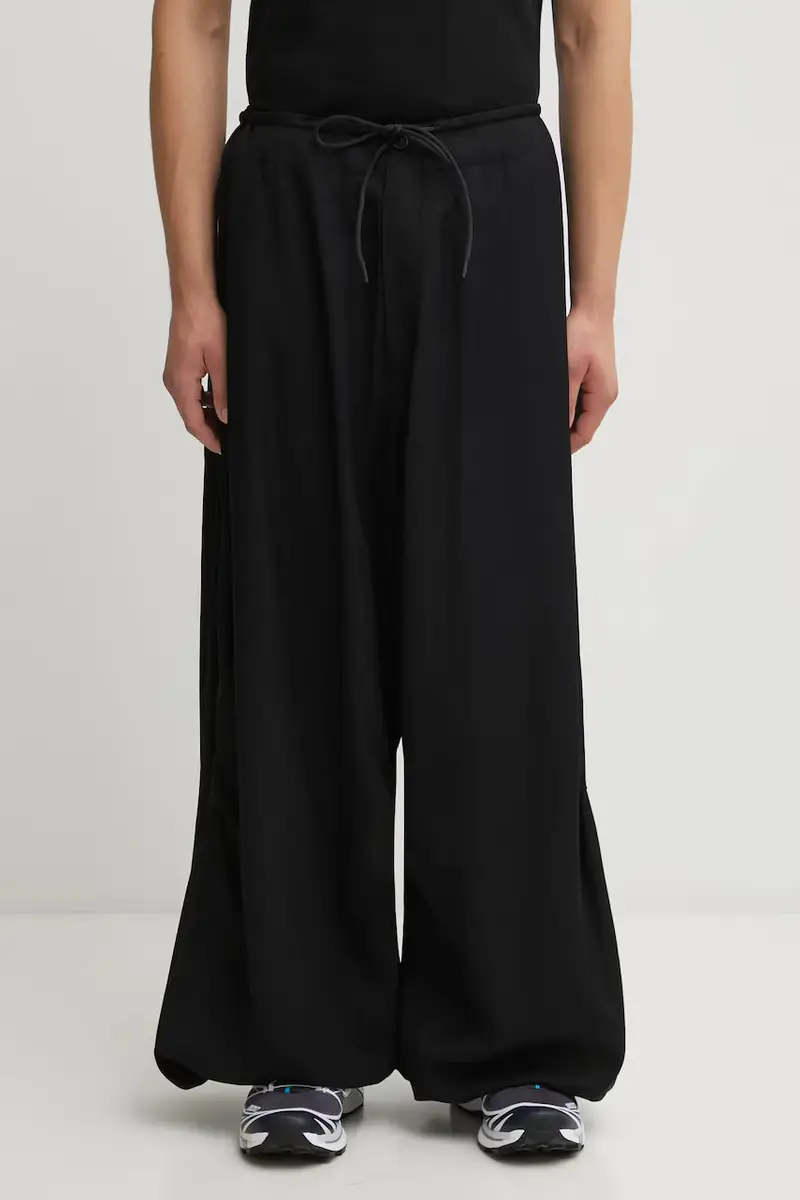 pantaloni Rayon Twill Wide uomo colore nero JX4754