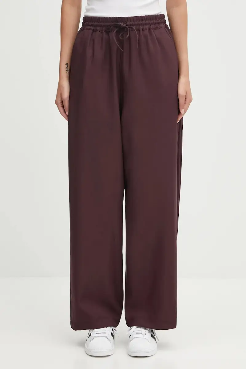 pantaloni tuta 3-Stripes Track donna colore granata KA7070