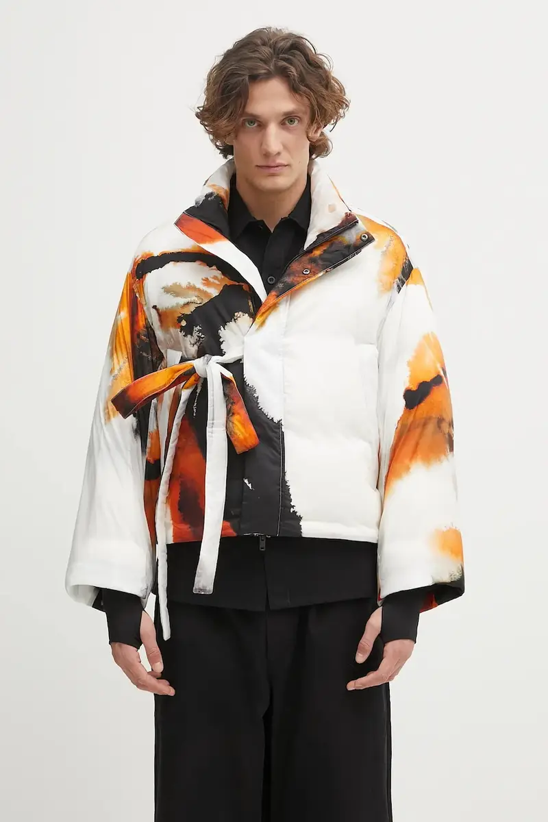 piumino Aop Puff colore bianco KA2367