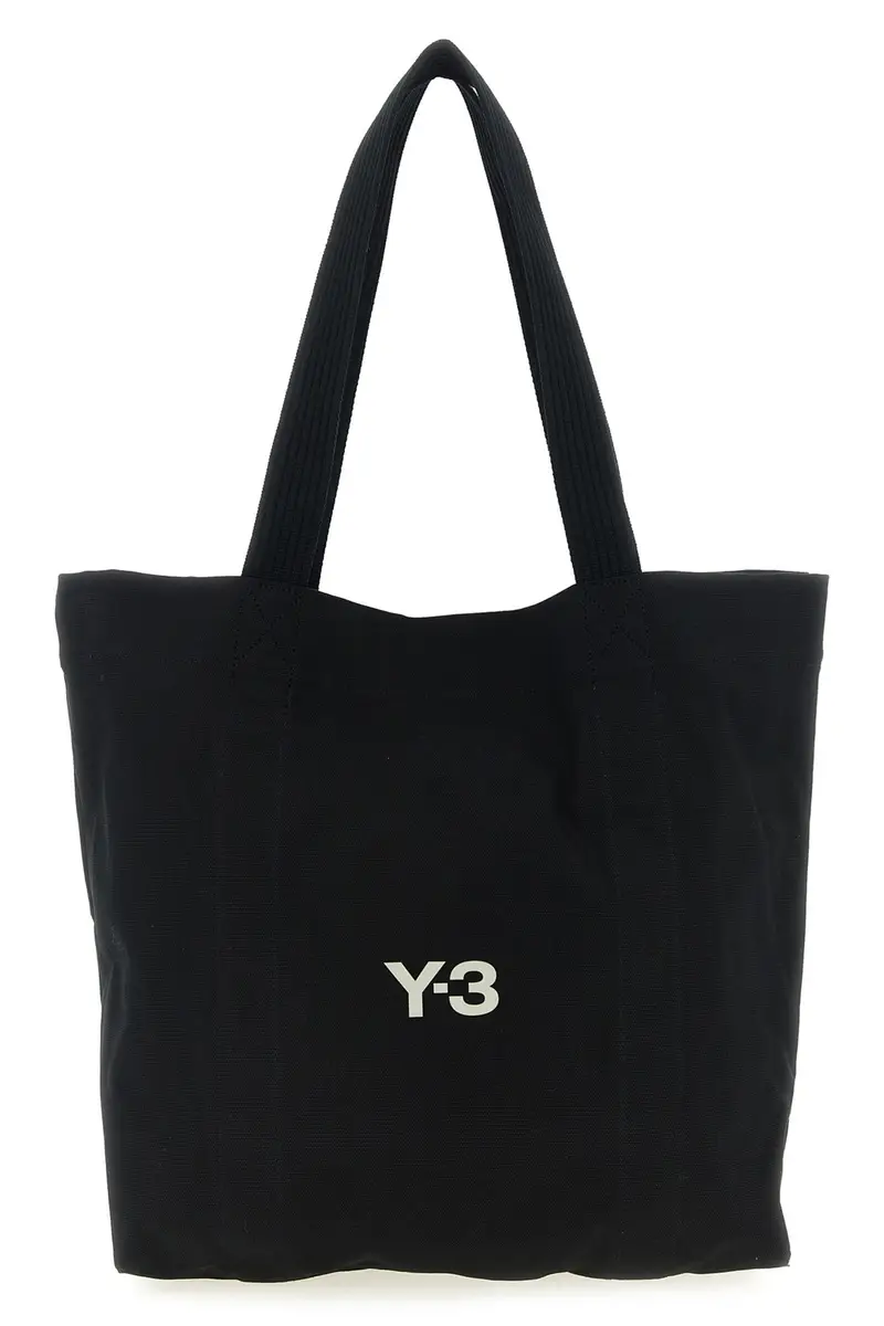 Y-3 Shopping nero in tela resistente