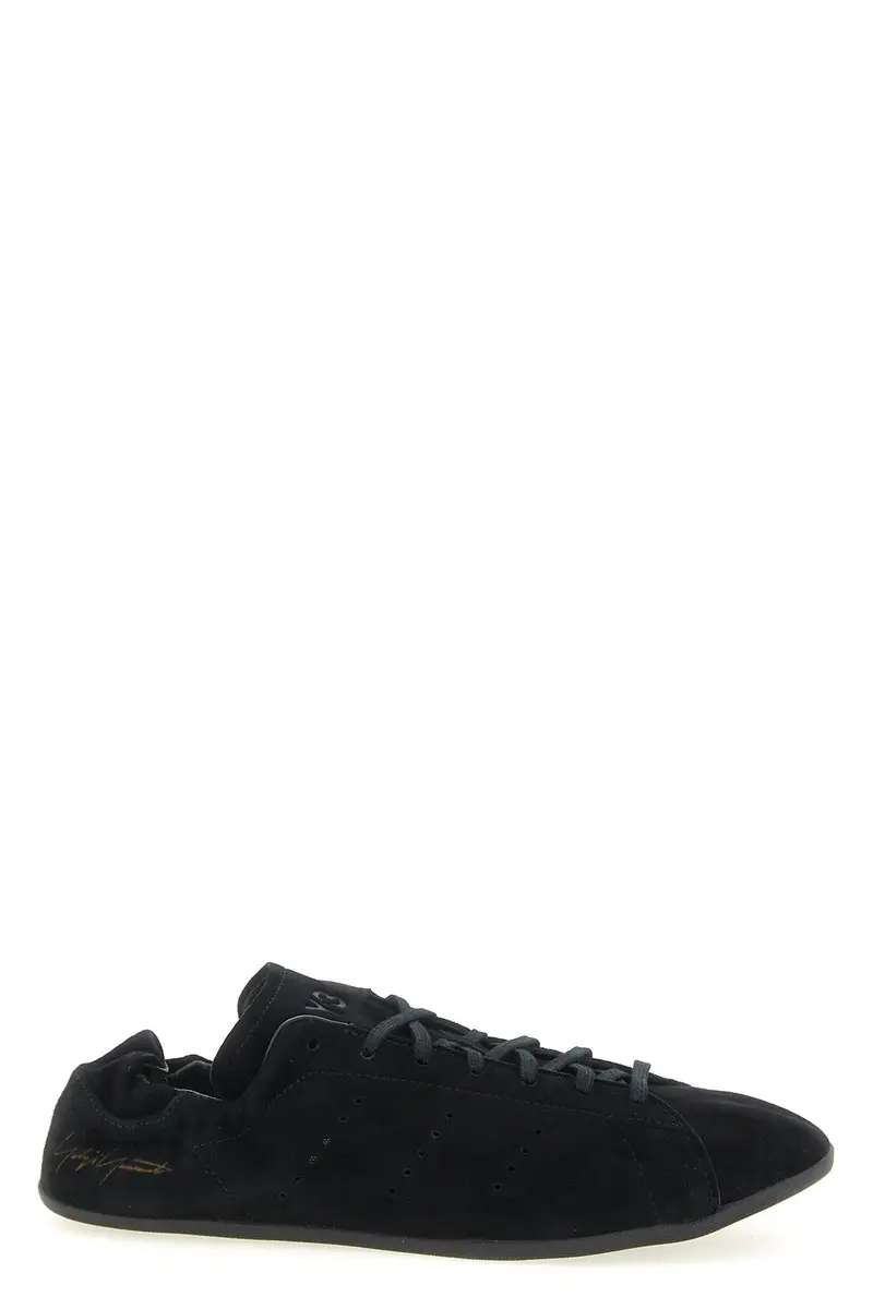 Y-3 Sneakers Stan Smith Lo Pro Nero in suede