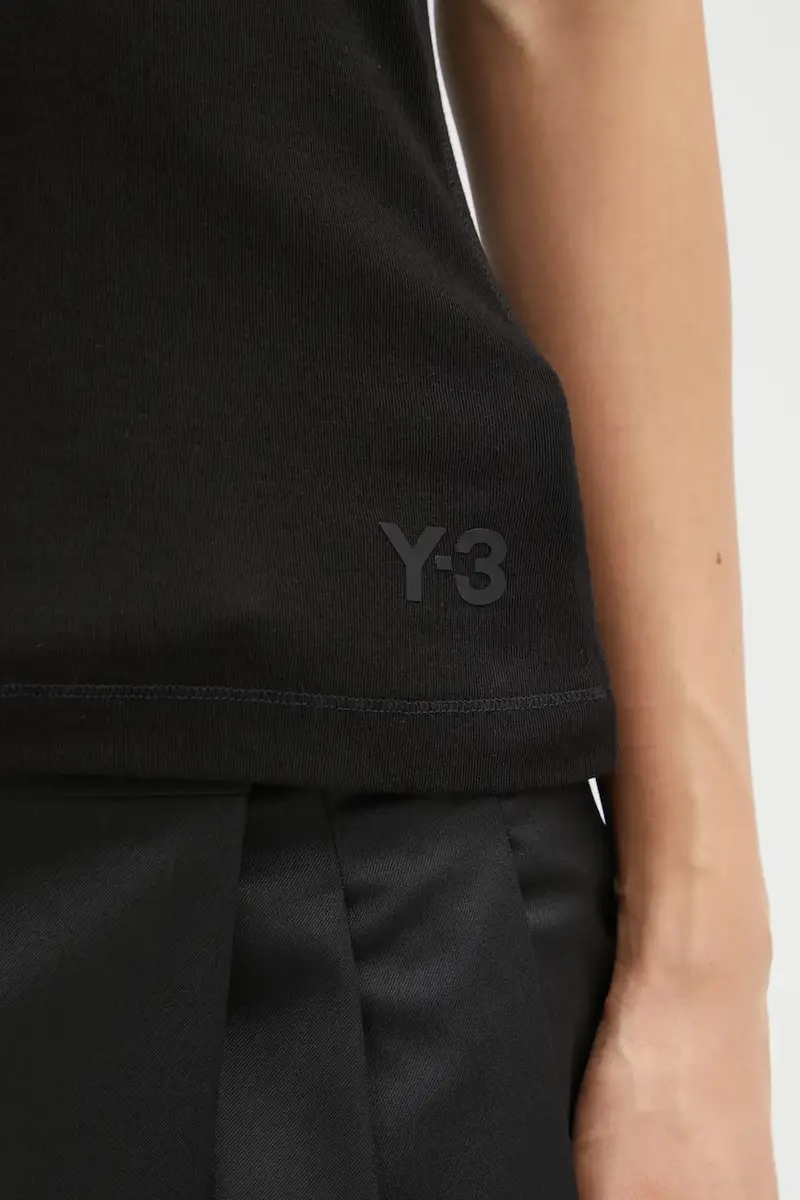 Y-3 T-shirt Donna Nero 3509182 miniatura 4