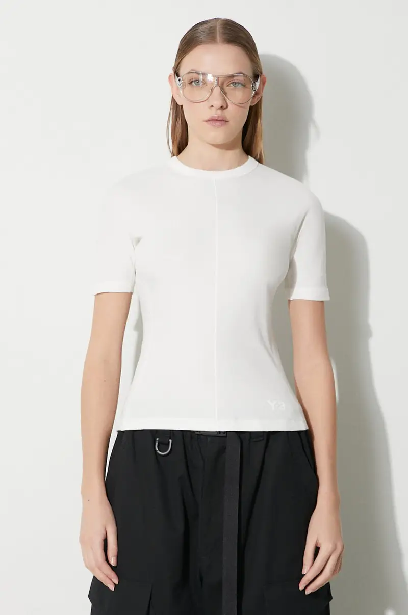 Y-3 T-shirt Donna Beige 2240981