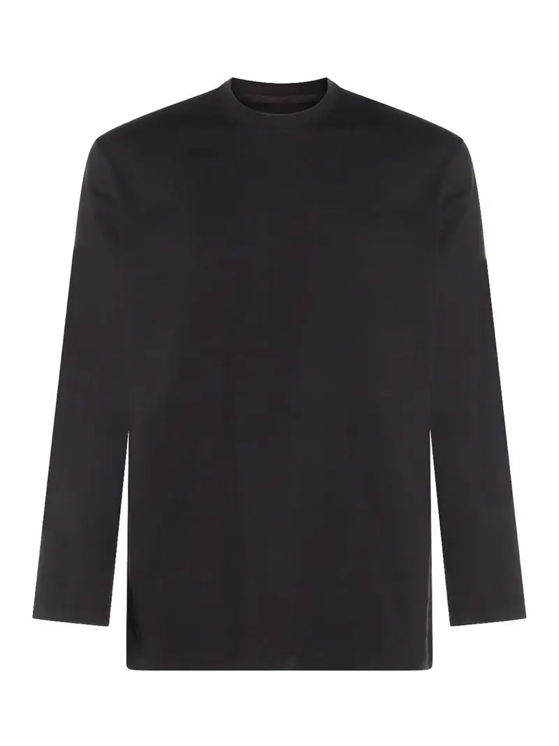 T-shirt in cotone logo Nero