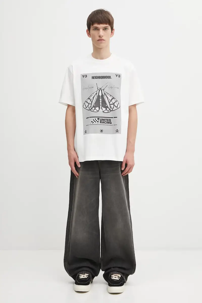 Y-3 T-shirt Uomo Bianco 3455034 miniatura 5
