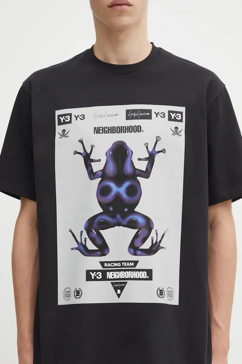 Y-3 T-shirt Uomo Nero 3455039 miniatura 4