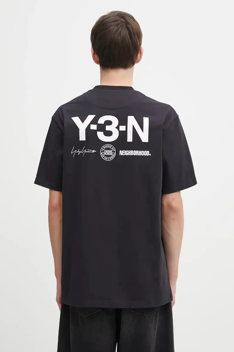 Y-3 T-shirt Uomo Nero 3455043 miniatura 3
