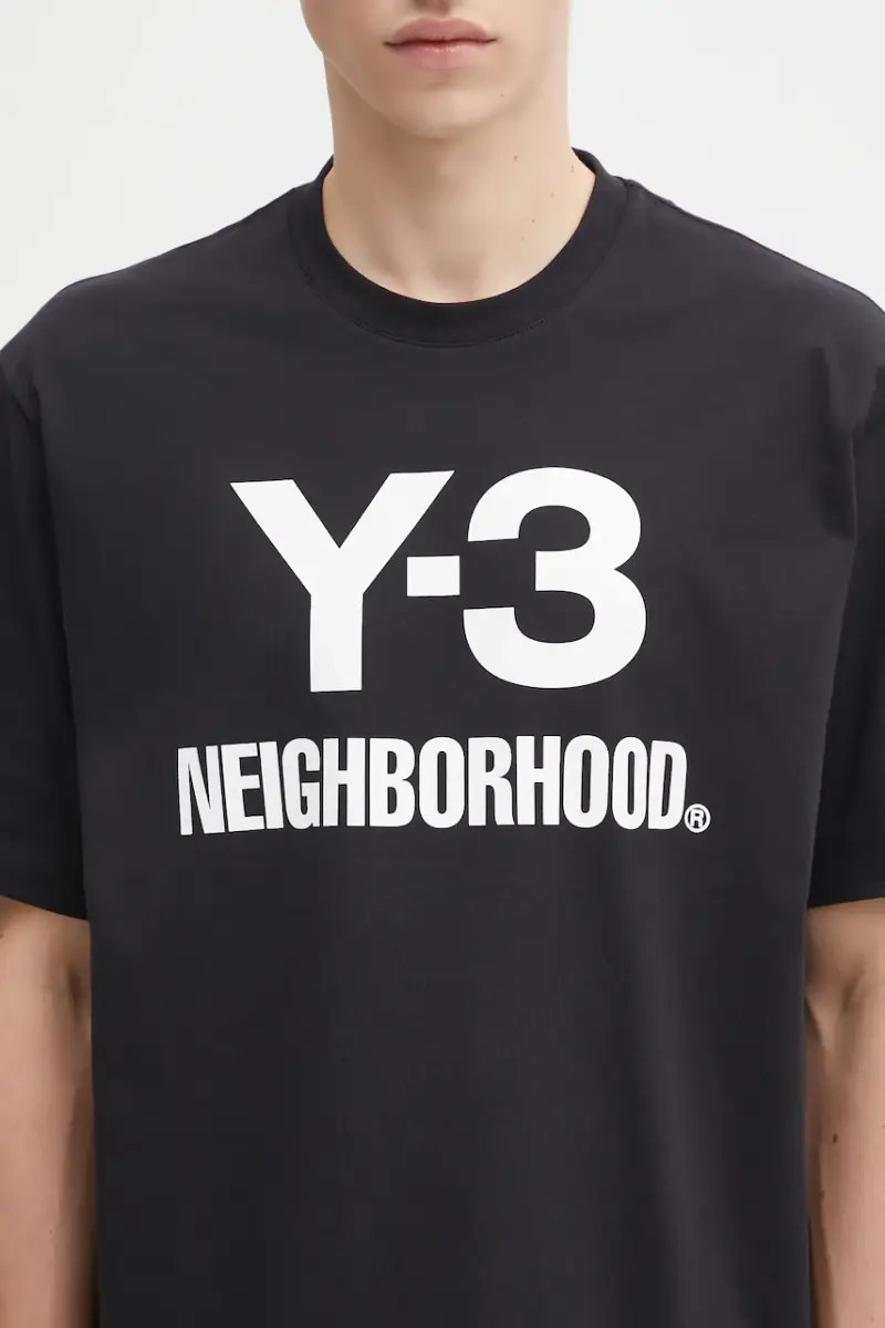 Y-3 T-shirt Uomo Nero 3455041 miniatura 4